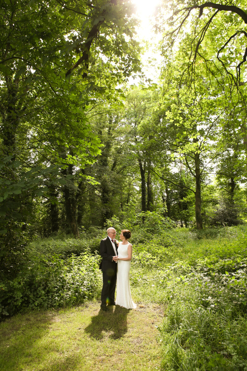 mature bride and groom