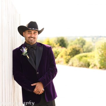 A cowboy groom from Texas