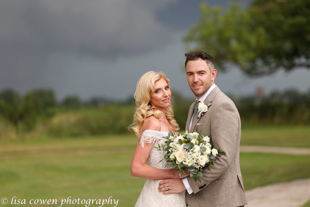 Cloudy wedding day