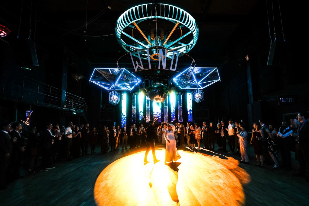First dance at the Invisible Wind Factory